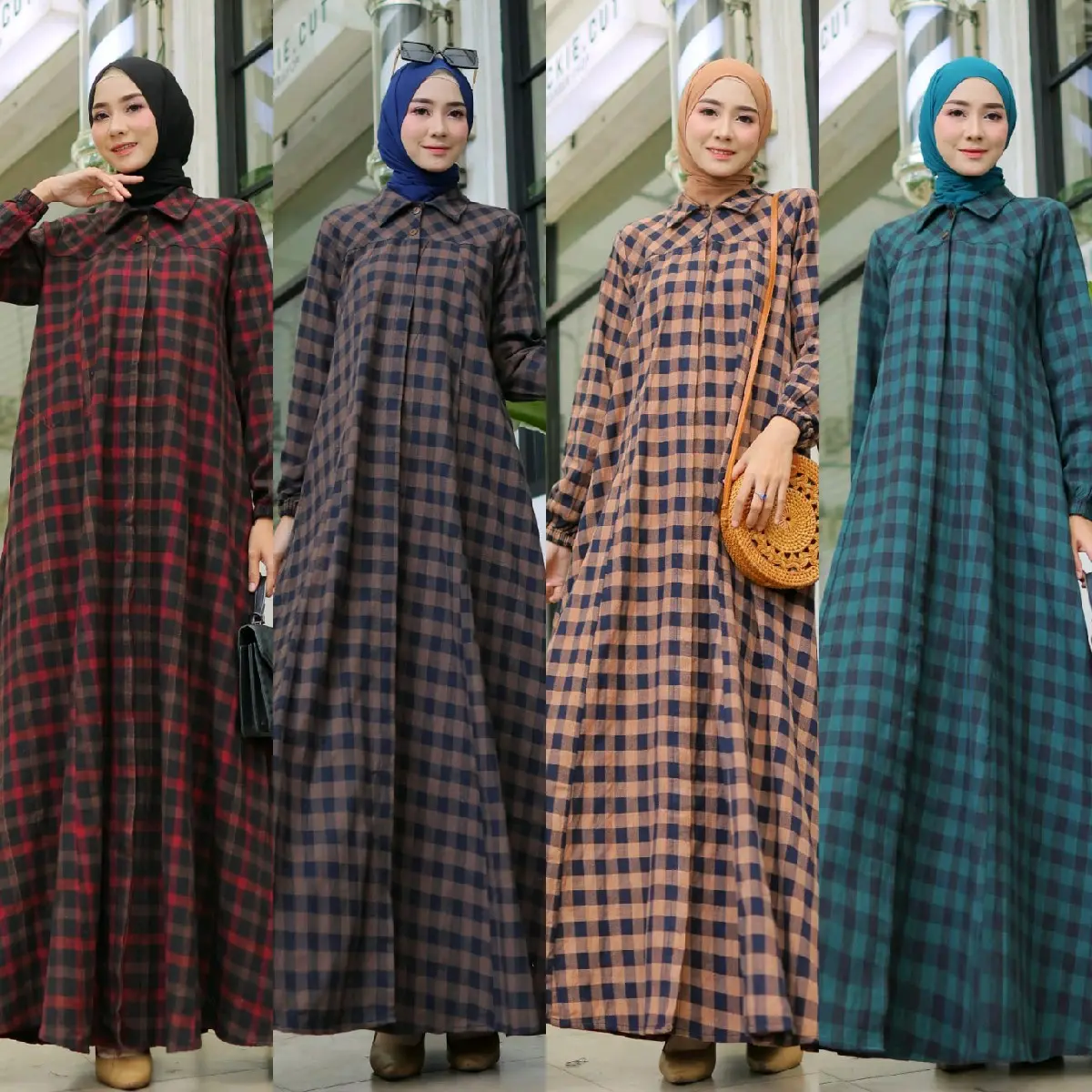 GAMIS FLANEL IMPORT DAN LINEN IMPORT Kotak Muslim
