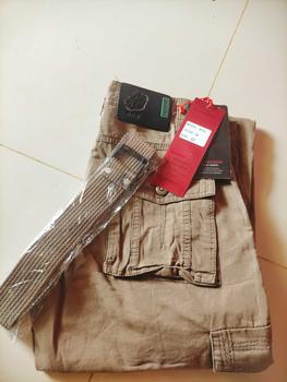 Product Review of CELANA CARGO PANJANG IMPORT//FREE SABUK //SIZE 28-38 from R**n 0