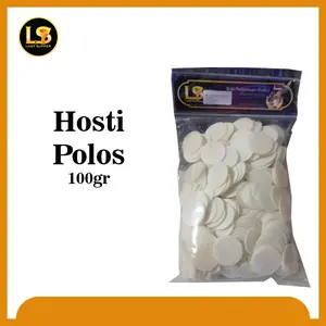 Hosti Polos Roti Tak Beragi Kudus Rasa Tawar 100gr - Kering