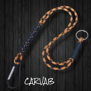 Tali dompet pria keren paracord 2 rangkap pengaman dompet