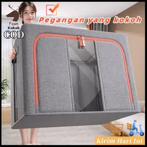 110L Besar UK/Storage box Lipat Besar Organizer box Kamar Asrama Kotak penyimpanan Rumah Container box Mainan Box Pakaian Box storage Ruang Tamu