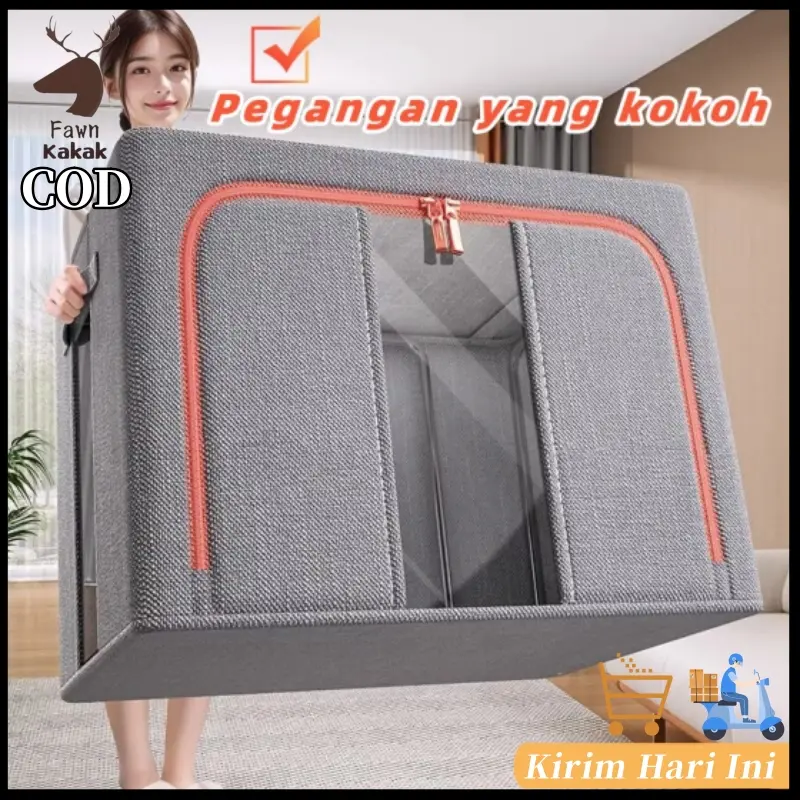 110L Besar UK/Storage box Lipat Besar Organizer box Kamar Asrama Kotak penyimpanan Rumah Container box Mainan Box Pakaian Box storage Ruang Tamu