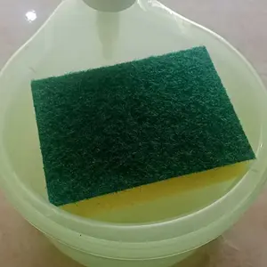 Dispenser Sabun Cuci Piring Viral Model Mangkok Bulat Pump Tempat Sabun Cair Gratis Spons Anti Tumpah Plastik
