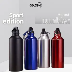 Botol Sport Carabiner Outdoor Polos 750ml Murah dan Bagus