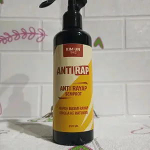 spray anti rayap produk dari ANTI RAP KIM UN 1942  250 ml, untuk mengatasi hama rayap yang masuk di area atap, pintu dan juga plafon yg ada di rumah,kantor maupun tempat usaha kita
