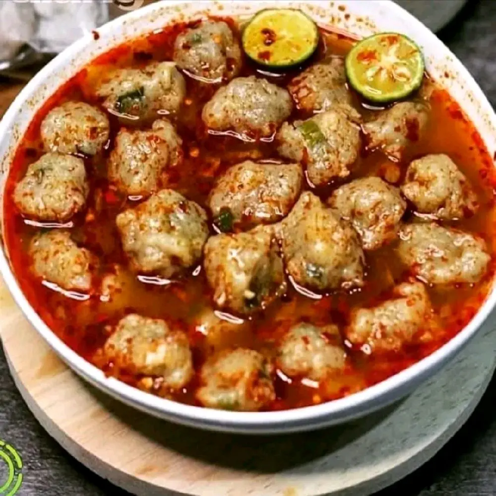 Baso Aci Tulang Rangu Pedas JDMfood Porsi Jumbo Isi 15 Biji + Bumbu - Kuah