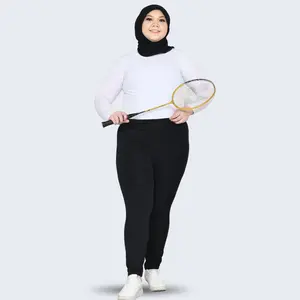 GROSIRHIJABKU Celana Legging Panjang Big size muat bb 100kg Spandek Balon(LEGGING KERUT)