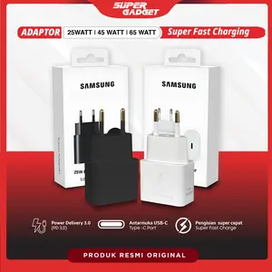 Samsung Travel Adapter Fast Charging 25W 45W 65W Charger Usb Type C - Original