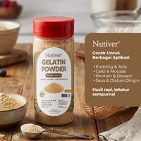 Gambar NUTIVER Gelatin Bubuk Food Grade 100gr Gelatin Powder Dessert Jelly Puding Kue dari NUTIVER.ID Kota Tangerang Selatan 4 Tokopedia