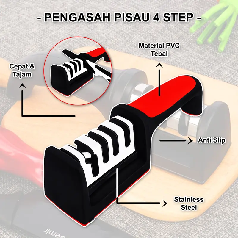 PENGASAH PISAU 4 STEP - KNIFE GRINDER - PENGASAH INSTANT 0