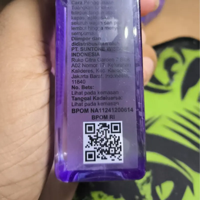 GLAD2GLOW - Blackberry AHA BHA PHA Daily Exfoliating Toner 80ml 2