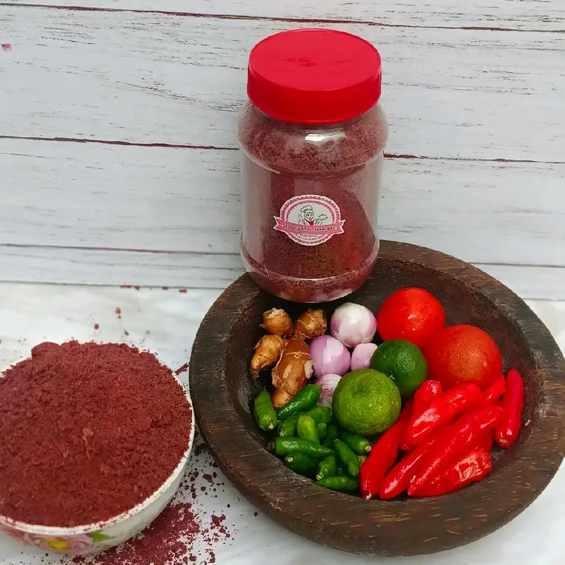 terasi merah tabur asli garut 200gr viral Cemilan Udang Asin 1