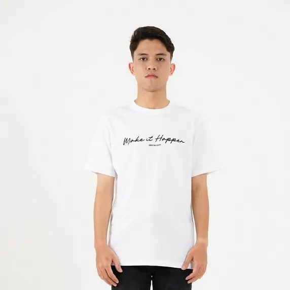 Greenlight Kaos Pria Lengan Pendek Katun Make It Happen OL-GC210723