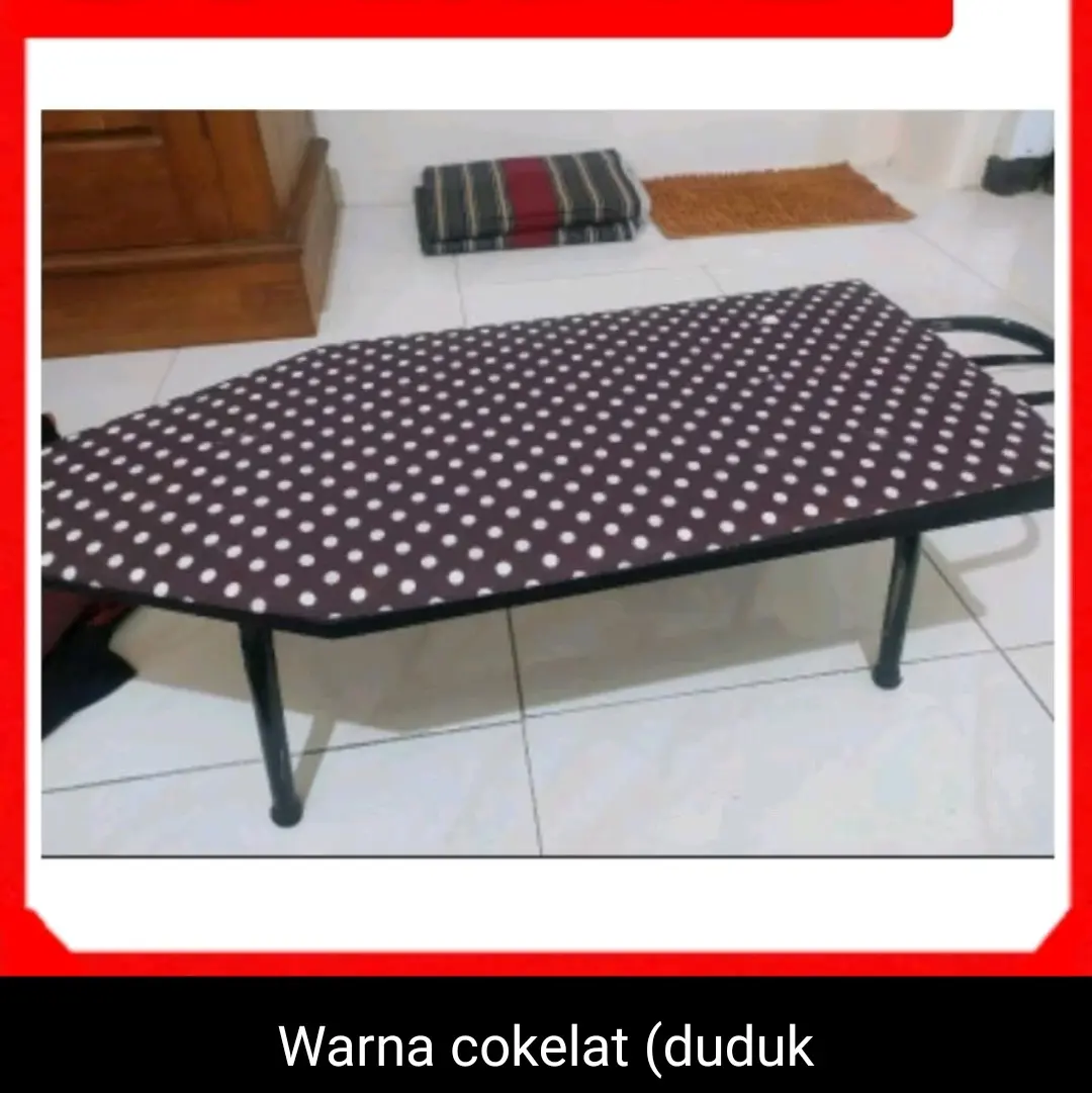 MEJA SETRIKA DUDUK JUMBO PAPAN GOSOKAN
