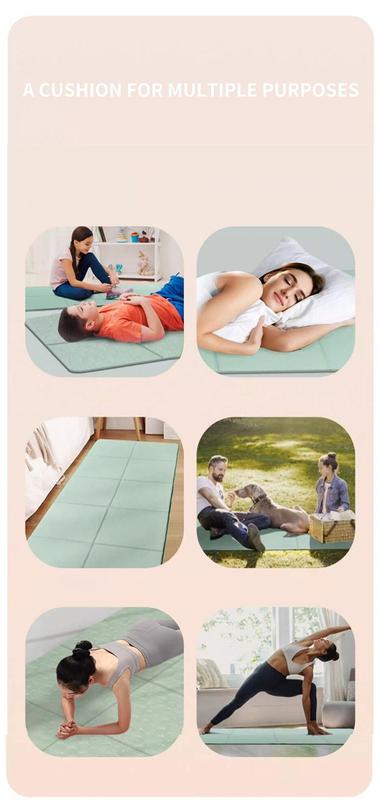 Product Introduction of Foldable Yoga Mat Eco Friendly TPE Folding Travel Fitness Exercise Mat Double Sided Non-slip for Yoga Pilates &amp; Floor Workouts 26