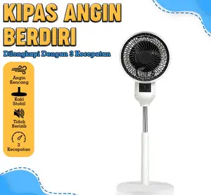 Kipas Angin Berdiri Lejia / Kipas Angin Fan Elektrik Rotation Stand Fan Premium