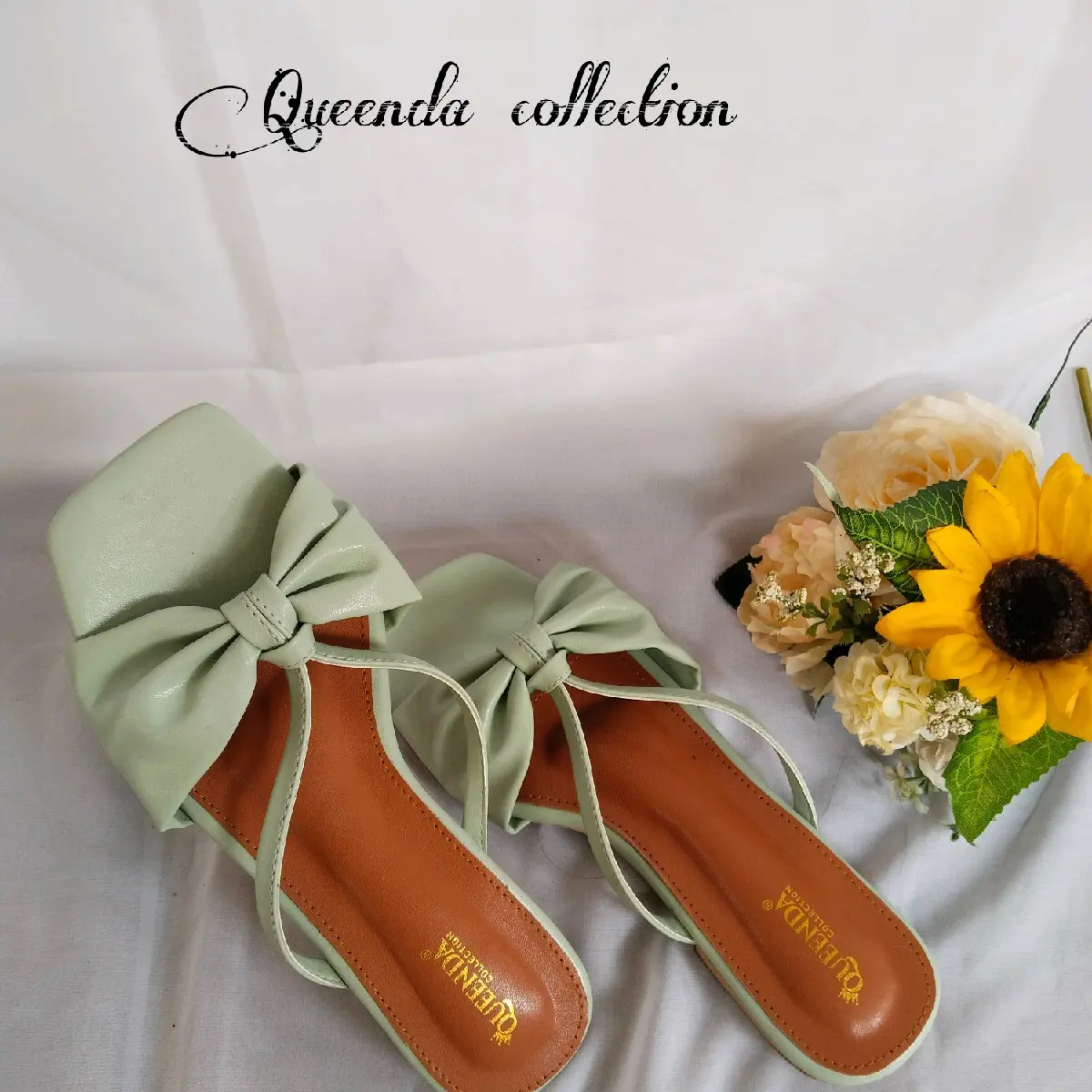 Queenda Quena Plat sandal teplek kekinian