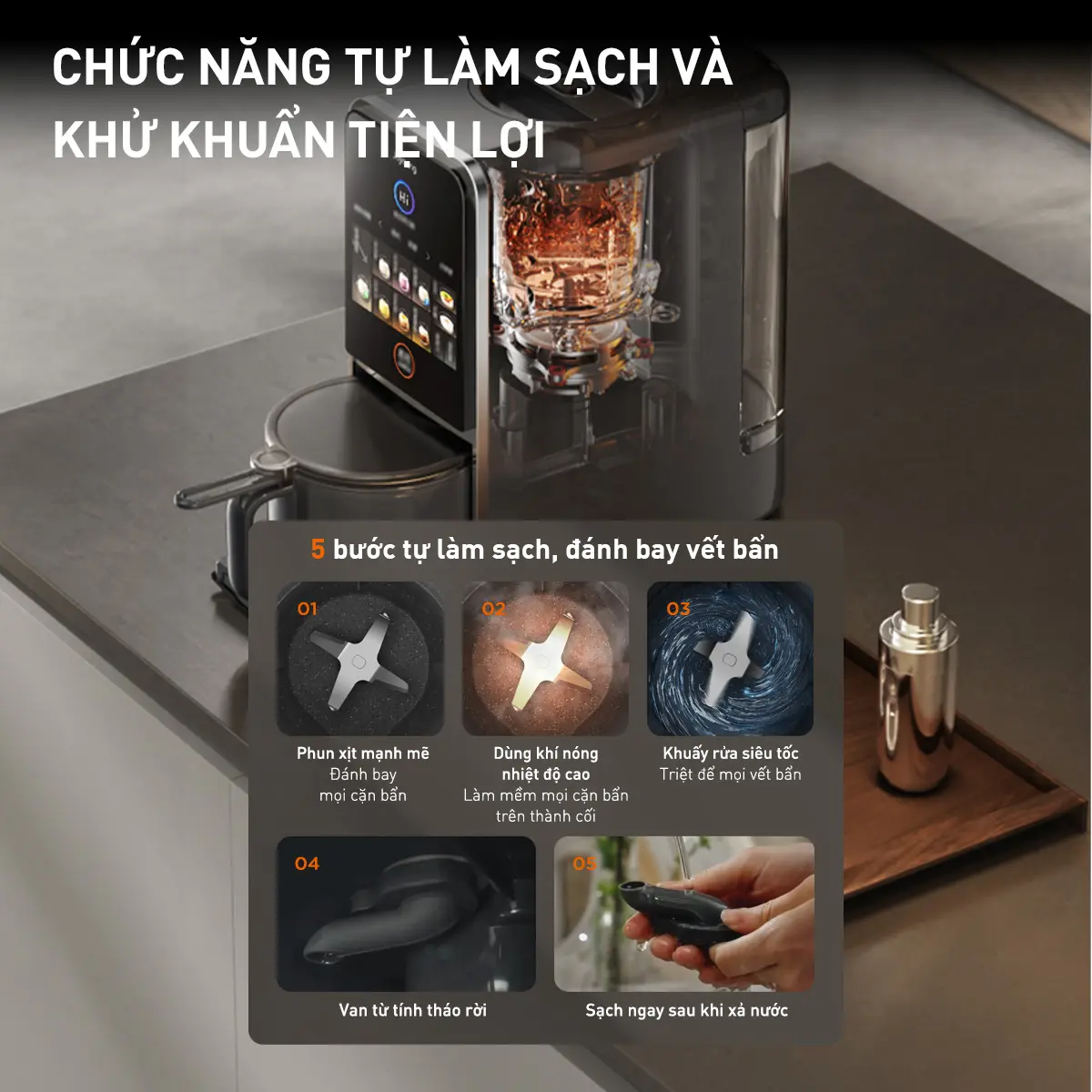 [MUA 1 TẶNG 1, CHỌN 1 TRONG 3 QUÀ] Máy nấu sữa hạt đa năng Joyoung JSCB-K7 PRO, Máy làm sữa hạt tự động làm sạch khử khuẩn, Công nghệ giảm Purin, Thông báo giọng nói, Màn hình cảm ứng, | BigBuy360 - bigbuy360.vn