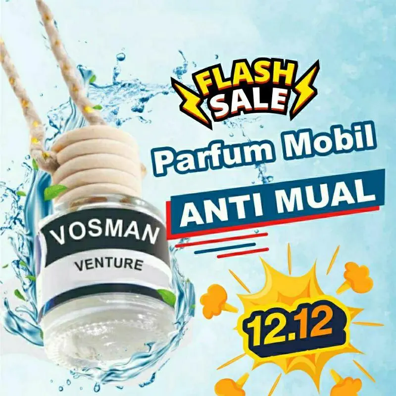 VOSMAN - Parfum Mobil Anti Mual dan Ruangan Mewah Aroma Terapi VOSMAN - VOSMAN Parfum Ruangan Tahan Lama