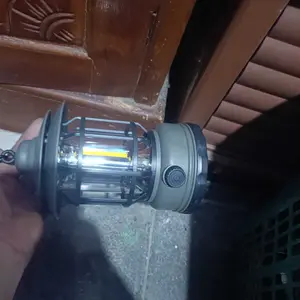 Lampu Camping Lentera Gantung Retro Petromax Rechargeable / Lampu Emergency cas USB Outdoor lampu lentera