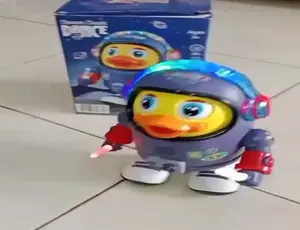 Mainan Robot bebek joget bebek astronot/ robot bebek dance ada musik dan lampu/ mainan bebek viral Mimi cucuu