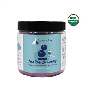KIN KIND HEALTHY IMMUNITY / RAW BERRYBOOST - UTI SUPPORT DOG CAT SUPPLEMENT ANJING - 4OZ