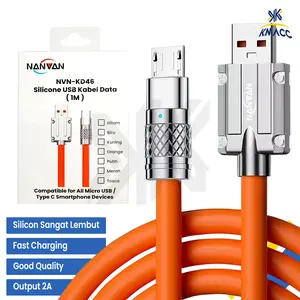 [KN ACC] USB KABEL DATA CHARGER CASAN MICRO / TYPE TIPE C FAST CHARGING 120W MURAH