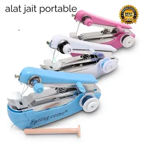 Mesin Jahit Mini Portable / Steples Mesin Jahit Tangan Manual / Spring Come Mini Sewing Kit Stapless Mesin Jahit Tangan Mini / Mesin Jahit Sewing Mini / Mesin Jahit Tangan Stapless