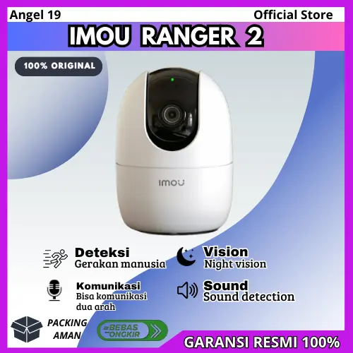 IMOU RANGER 2 3MP dan 5 MP ,H3 SECURITY (INDOOR) SMART CCTV  GARANSI RESMI