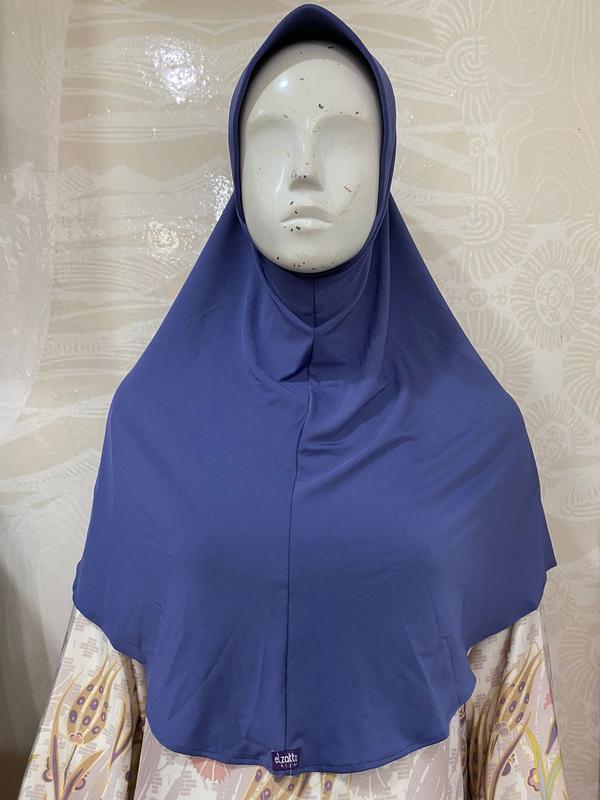 Elzatta Hijab Jilbab Bergo Kerudung Instan Spandek - Zaria Casual Nyaman SEKOLAH Standar Panjang Simple 8