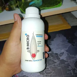 BMICRO+ Shine Well Aquaculture | 250 ml | Bakteri Starter Aquaculture, Menjernihkan Air Kolam Ikan Koi