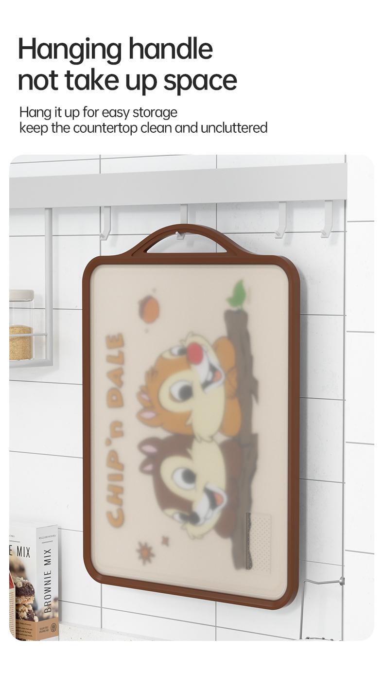 Product Introduction of Multifunctional thickened non-slip and mildew-proof double-sided cutting board for home dormitory fruit board fruit cutting knife board 20