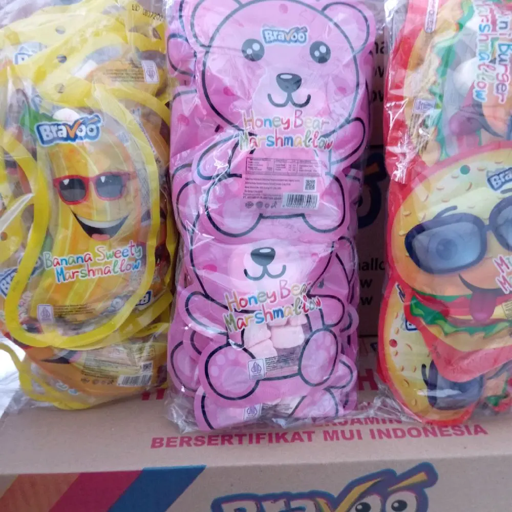 Paket Marshmallow BRAVO isi 30 pcs Candy Snack