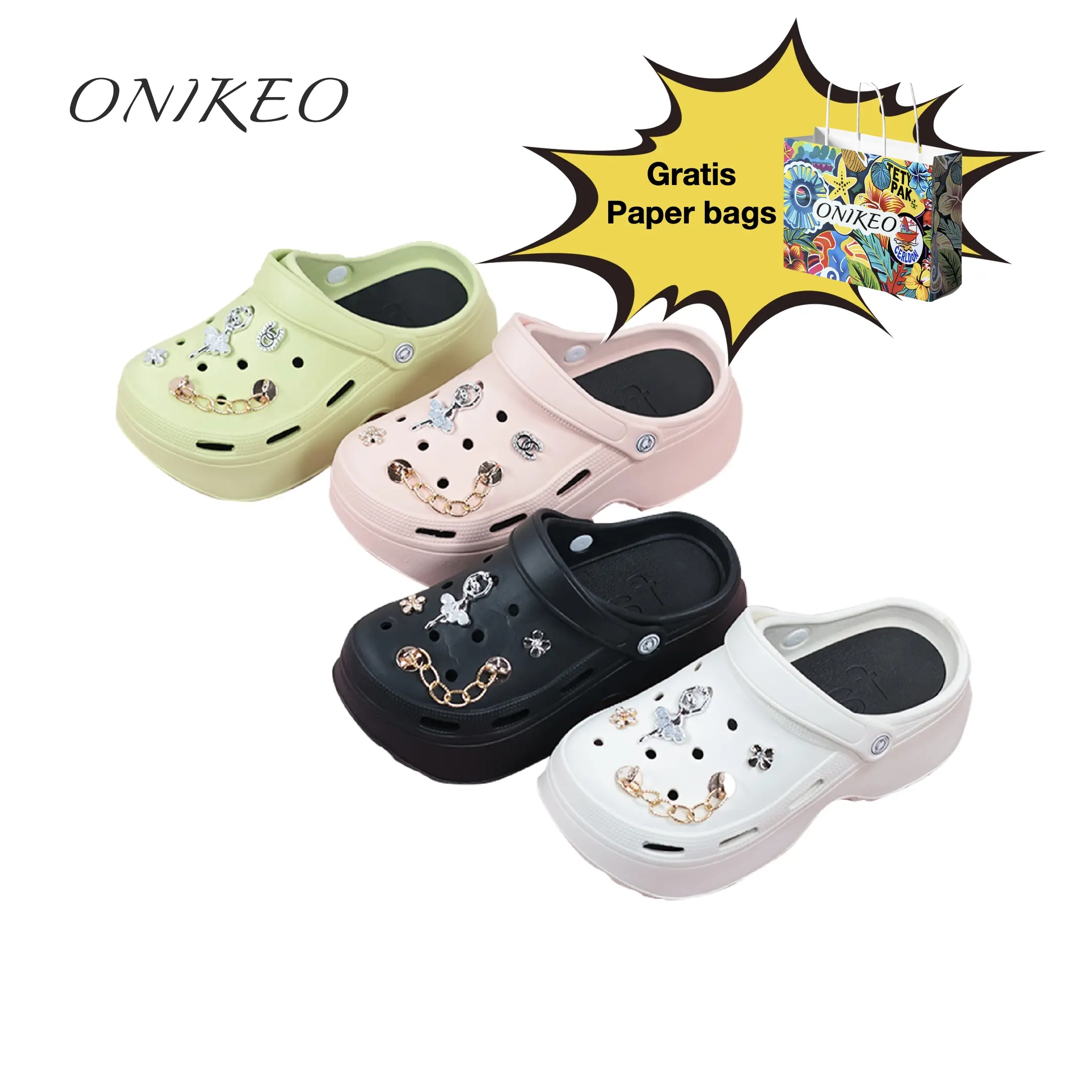 Onikeo Sandal Bahan EVA ramah lingkungan,tidak berbau, Lembut, elastisdan tidak mudah rusak, Teknologi 3D anti slip,Desain ergonomis yang unik, terlihat lebih tinggi. 567M,380g.novasi teknologi yang lembut,Seperti Berjalan diatas kapas. Kaki tidak bau.