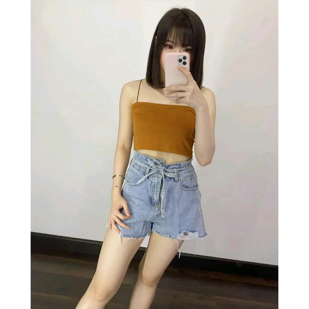 SKD SRI TANKTOP TUBE CROP TOP Wanita