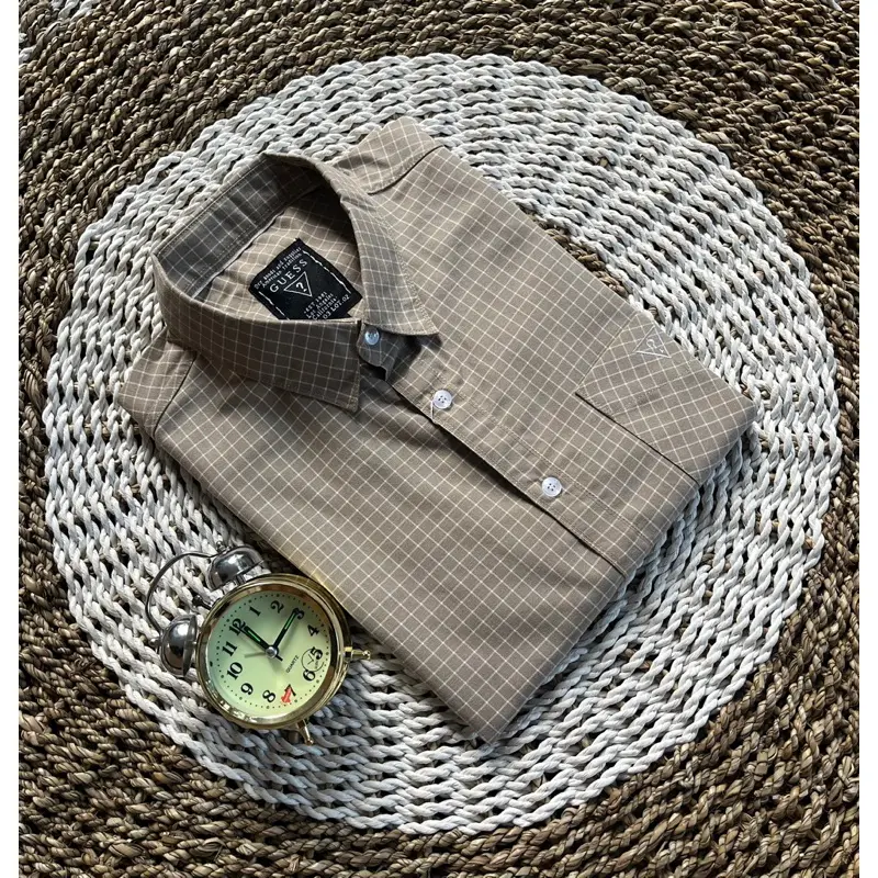Kemeja IMPORT Original GUESS Lengan Pendek \ Kemeja Lengan Pendek GUE'S Motif Kotak Kotak Pria \ Kemeja Pria Formal Kerja Kantor Terbaru \ Kemeja Pria kasual terlaris// kemeja distro lengan pendek flannel import