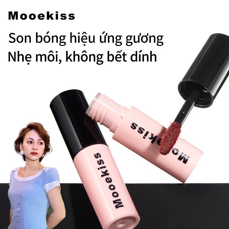  【MAI TRỊNH Son Môi Tint Bóng Mooekiss Hiệu Ứng Làm Sáng Tông Màu Da Hoàn Thiện Bóng Nhẹ Dễ Thoa 1g 