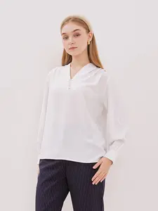 VALINO LADIES Blouse Lengan Panjang Putih Wanita - D-DBBB15-A5