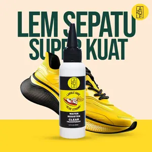 LAKOLE - Lem Perekat Sepatu dan Sandal Super kuat Shoes Glue Penambal Sol Sepatu Premium - 100ml