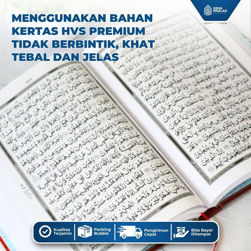 Alquran Al Sadda A5 Khat Bombay Premium HVS 15 x 21cm Non Terjemah 4