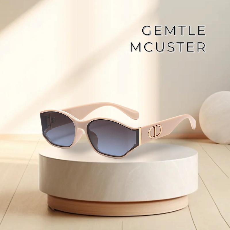 【Cao Cấp Kính Râm Mắt Mèo Mặt Cười Mặt Tròn, Thiết Kế Mặt Nạ Cong Cao Cấp Cổ Điển D ', Dành Cho Nữ, Chống Tia UV, Hàng Mới Về Năm 2024, YD13 '5 8678