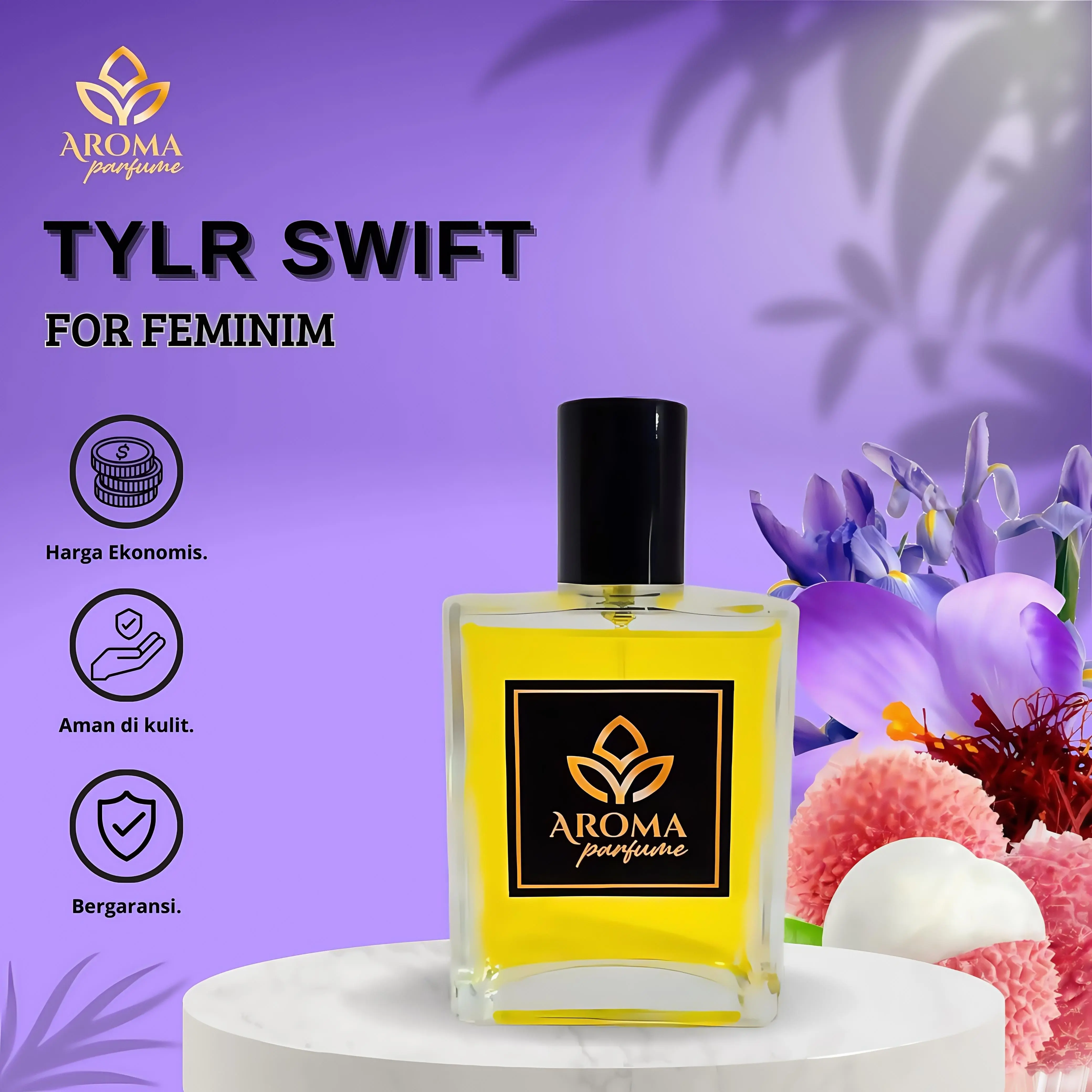 Aroma Parfum TAYLOR SWFT Women Perfume Wanita Floral Fruity