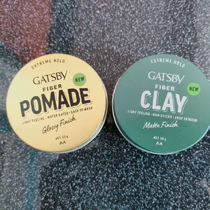 Gatsby Fiber 30gr .Produk terbaru dr Gatsby hair styling dgn kandungan Fiber teknologi utk membuat gaya rambut rapi,santai kekinian yg sangat nyaman.Tidak lengket,ringan,dan mudah d cuci + tahan lama sepanjang hari.
