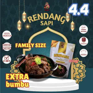 [SPESIAL 4.4] RENDANG ASLI SUMATRA - family pack 800GR LEBIH HEMAT | EKOKAYES Food Daging