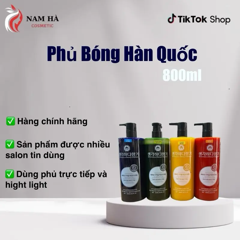 Phủ Màu Hàn Quốc siêu bền Đổi Màu Tóc Nhuộm Tóc