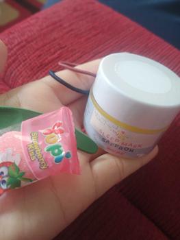 Product Review of BYBDKA Sleeping Mask Bybdka SleepMask Bybdka id Berjerawat Bruntusan Berminyak Mencerahkan Saffron Honey Olive Oil Coconut Oil from c**e 0