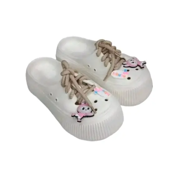 Sandal Sepatu Wanita Jelly Model Terbaru  Motip Labubu Nyaman Dan Ringan. . Karet 3