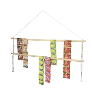 rack gantung hanger gantungan warung, gantungan kopi, snack, jajanan 50-120cm