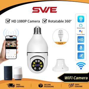 Kamera Wayarles, 200W, Kesambungan Mudah, Sokongan Storan Awan, Didatangkan dengan Soket Standard E27