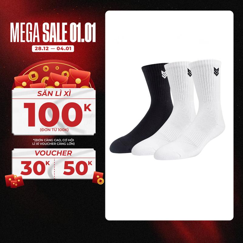 Tất Thể thao Redikick R365 Training Cushion Cotton Cổ cao Có đệm Chống hôi chân vớ Chơi Bóng Rổ Pickleball Tennis Bóng Đá Chạy Bộ Tập Gym Sport Nam